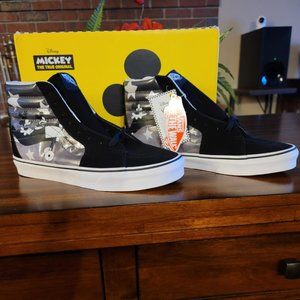 Vans X Disney SK8-HI Plane Crazy Men's Size 10 Brand New NWT